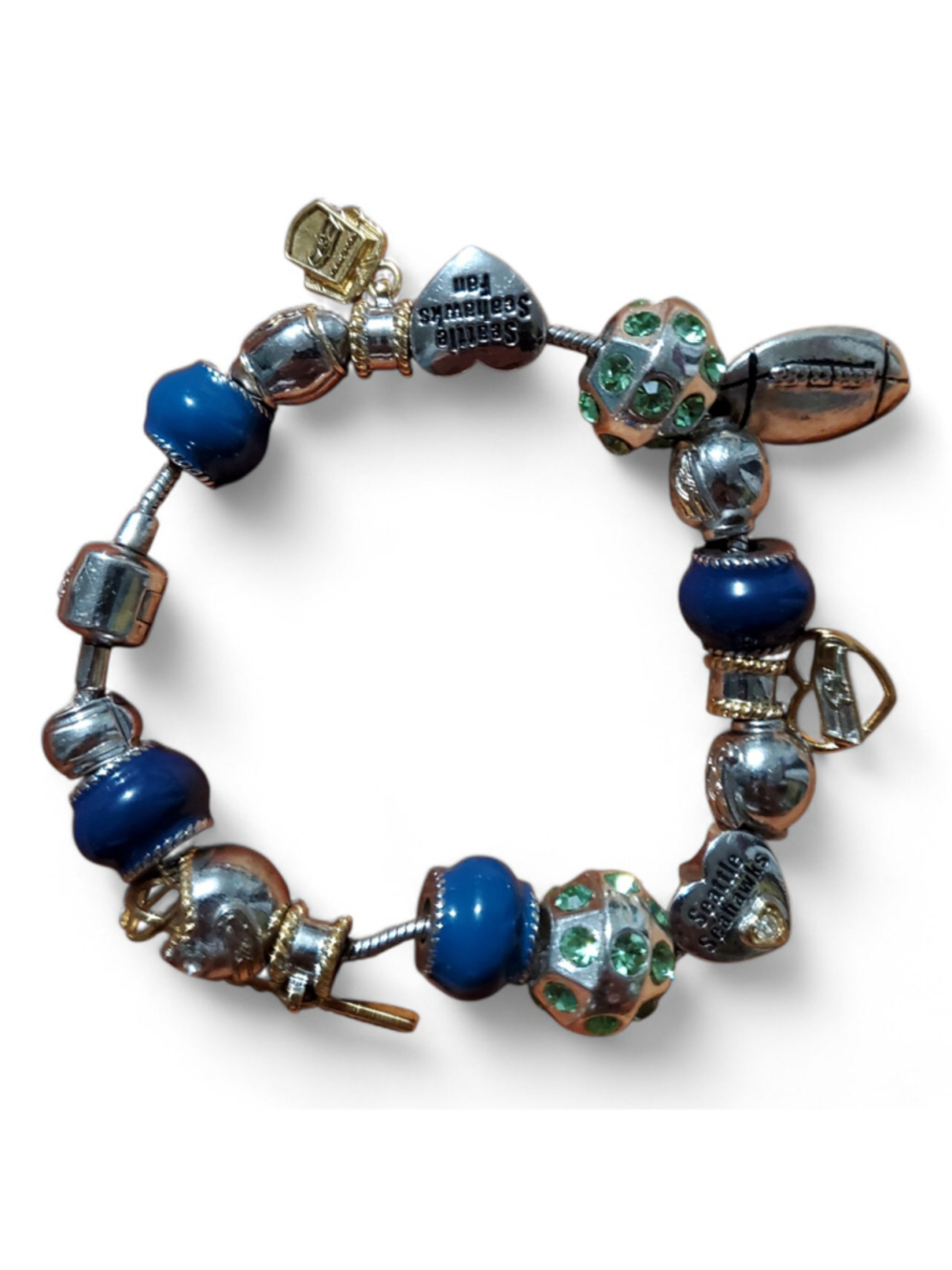 Bradford Exchange Seattle Seahawks Charm Bracelet